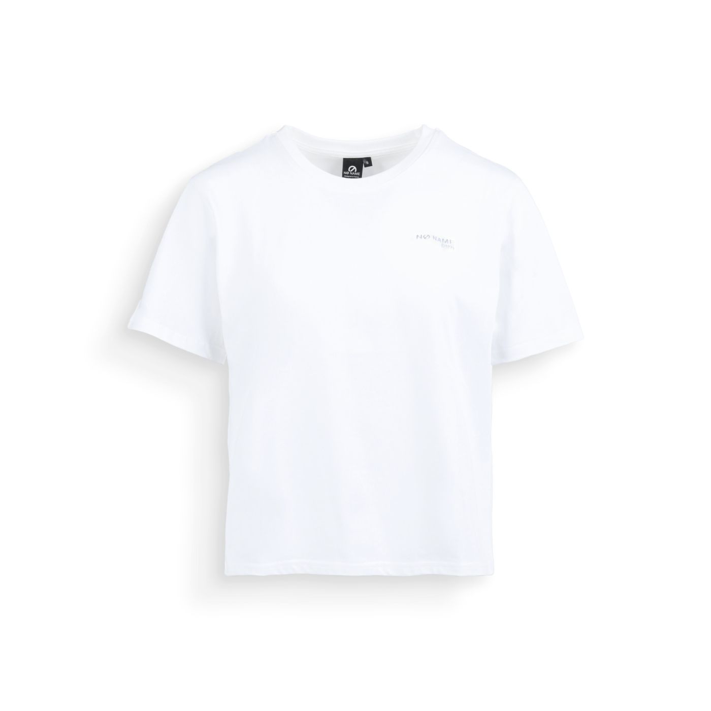 CARTER T SHIRT W - COTTON - BIANCO/ARGENTO